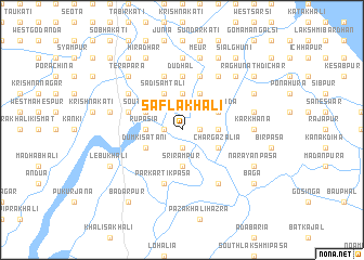 map of Sāflākhāli