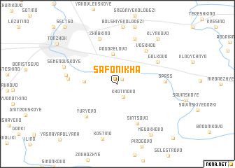 map of Safonikha