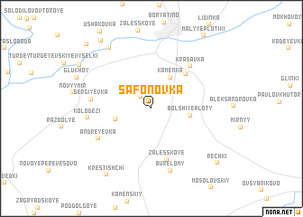 map of Safonovka