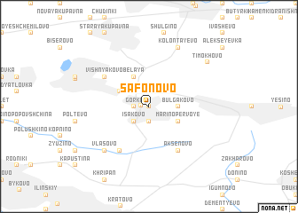 map of Safonovo