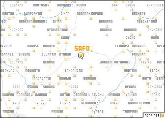 map of Safo