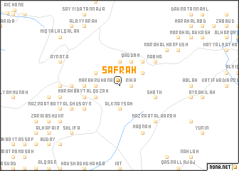 map of Şafrah