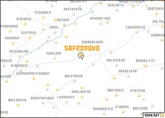 map of Safronovo