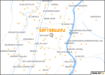 map of Şafţ Abū Jirj