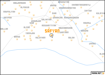 map of Şafyān