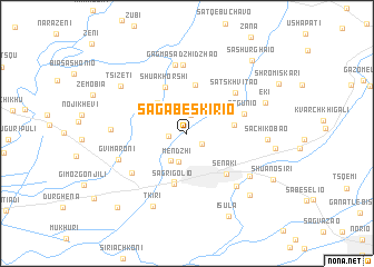 map of Sagabeskirio