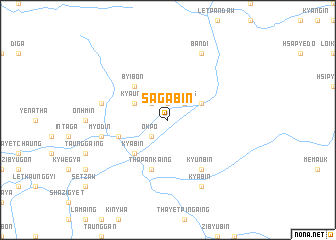 map of Sagabin