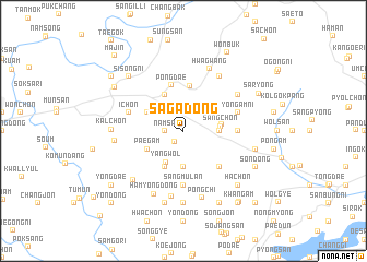 map of Saga-dong