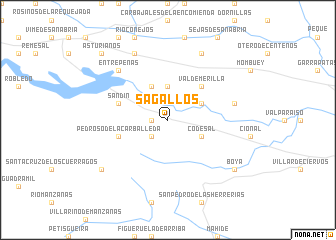 map of Sagallos