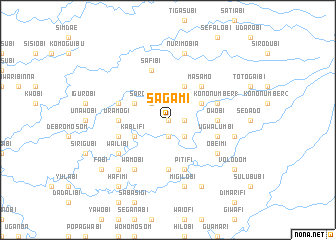 map of Sagami
