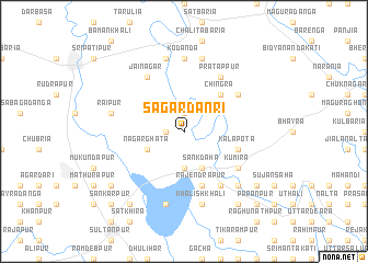 map of Sāgardānri