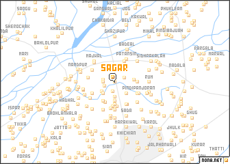 map of Sagar