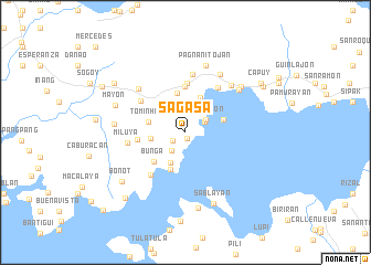 map of Sagasa