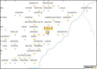 map of Sāga