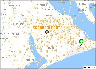 map of Sagbado Logoté