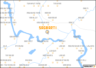 map of Sagbarti