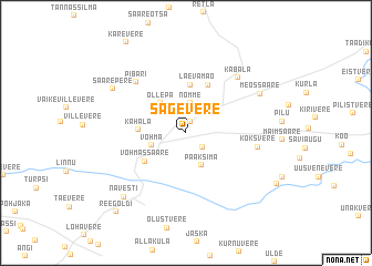 map of Sagevere