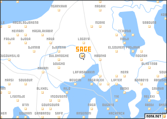 map of Sagé