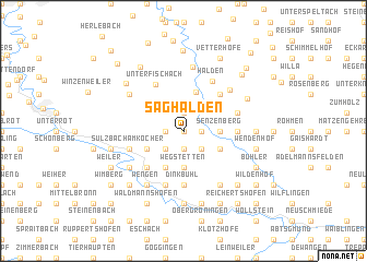 map of Säghalden