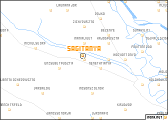 map of Ságitanya