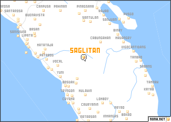 map of Saglitan