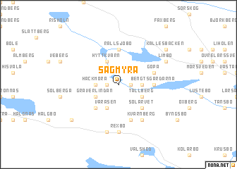 map of Sågmyra