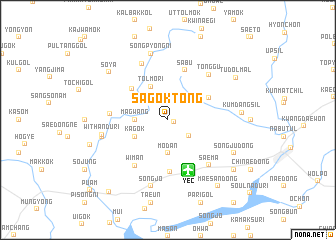 map of Sagok-tong