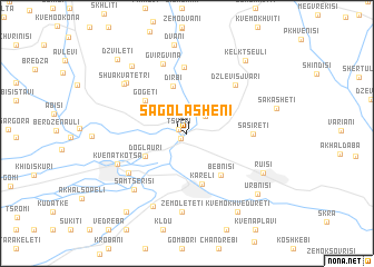 map of Sagolasheni