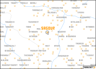 map of Sagour