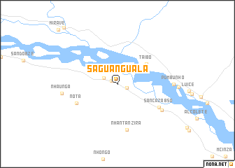 map of Saguanguala