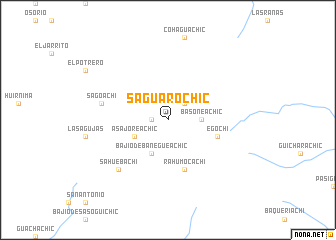 map of Saguarochic