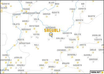 map of Sagubli