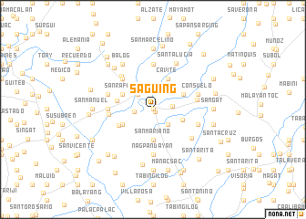 map of Saguing