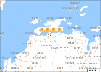 map of Saguisinhan