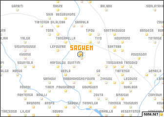 map of Sagwèm