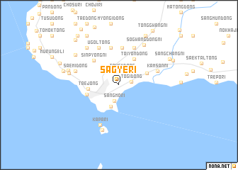 map of Sagye-ri