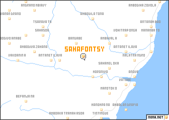 map of Sahafontsy