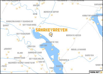 map of Saḩāk-e Yareyeḩ