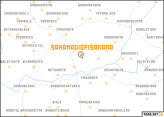 map of Sahamadio-Fisakana
