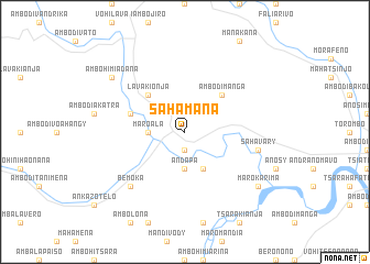 map of Sahamana