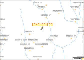 map of Sahamanitra