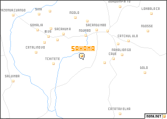 map of Sahama