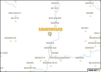 map of Sahanandra