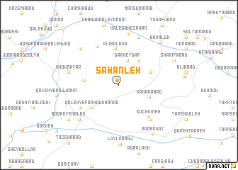 map of Sahanleh