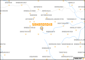 map of Sahanonoka
