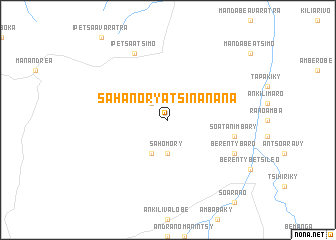 map of Sahanory Atsinanana