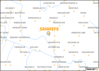 map of Saharefo