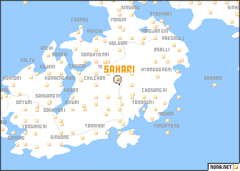 map of Saha-ri