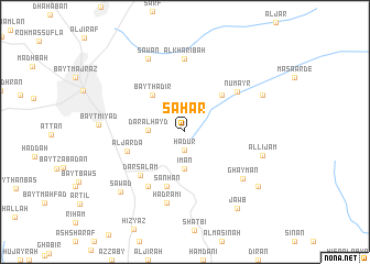 map of Saḩār