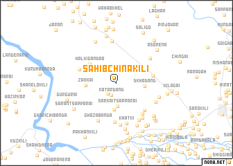 map of Sāhib Chīna Kili
